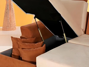 Откидные отделения в диванах