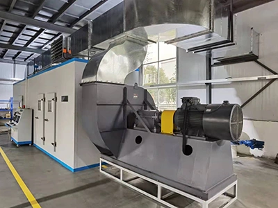 Испытательный стенд с аэродинамической трубой